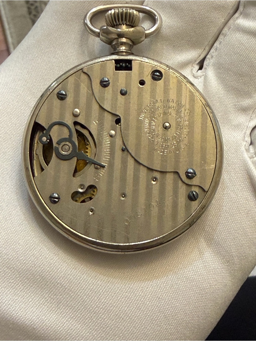 Vintage Ingersoll Yankee Pocket Watch - Non-Working - For Parts or Repair 50mm - Picture 7 of 12
